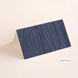 "Ophelia's Garden" - Place Cards in Bluebell by Oma N. Ramkhelawan - Folded Back of Card