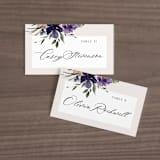 "ivi" - Place Cards in Ivory by Lori Wemple - Front with Free Guest Printing