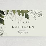 "Love springs eternal" - Place Cards in Fern by Chris Griffith - Detail