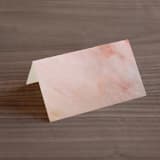 "Delicate brushstrokes" - Place Cards in Blush by Lucrecia Caporale - Blank front