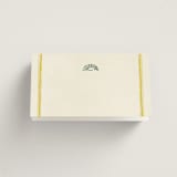 "Coastal Drift" - Place Cards in Caribbean Citrus by Pixel and Hank - Blank front