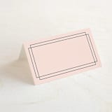 "Chic Gala" - Place Cards in Cotton Candy by Kimberly FitzSimons - Blank front