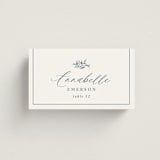 "Close to my Heart" - Place Cards in Twilight Whisper by Design Lotus - Front with Free Guest Printing