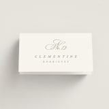 "Chic Script" - Place Cards in Garden by Kelly Schmidt - Folded with Free Guest Printing