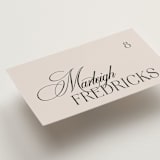"Sibonie" - Place Cards in Ivory by Melanie Kosuge - Detail