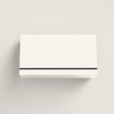 "Stripe Bevel" - Place Cards in Salt by Amy Kross - Blank front