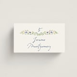 "Meadow Whisper" - Place Cards in Meadow by Petra Kern - Front with Free Guest Printing