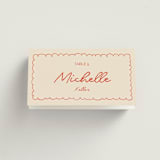 "Party On!" - Place Cards in Sangria Spark by Zove Ahhh - Folded with Free Guest Printing