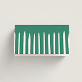 "Palm Tree Crest" - Place Cards in Palm by Erika Firm - Folded Back of Card