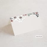 "Illuminated Storybook" - Place Cards in Linen by Alethea and Ruth - Folded Back of Card