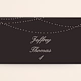 "Lavish" - Place Cards in Chalkboard by Design Lotus - Detail