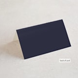 "Blueridge" - Place Cards in Ocean by Leah Bisch - Folded Back of Card