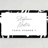 "Landscape" - Place Cards in Black Tie by Laura Hamm - Detail
