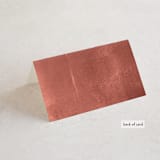 "Dust" - Place Cards in Sienna by Carrie ONeal - Folded Back of Card