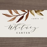 "botanical portrait" - Place Cards in Leather by Kate Ahn - Detail