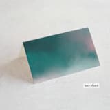 "Crazy in Love" - Place Cards in Mist by iamtanya - Folded Back of Card