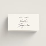 "un mariage photographique" - Place Cards in Mocha by Benita Crandall - Folded with Free Guest Printing