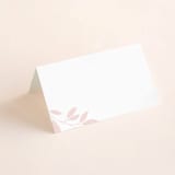 "Emblem" - Place Cards in Petal by Kimberly FitzSimons - Blank front
