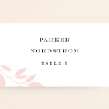"Emblem" - Place Cards in Petal by Kimberly FitzSimons - Detail