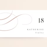 "Foundry" - Place Cards in Rose Quartz by Kristie Kern - Detail