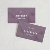 "High" - Place Cards in Agate by Yuliya Evseeva - Front with Free Guest Printing