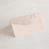 "Eternity Script" - Place Cards in Blush by Michelle Taylor - Blank front