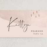 "Eternity Script" - Place Cards in Blush by Michelle Taylor - Detail