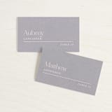 "legacy" - Place Cards in Pebble by Leia Matt - Front with Free Guest Printing