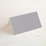 "legacy" - Place Cards in Pebble by Leia Matt - Folded Back of Card