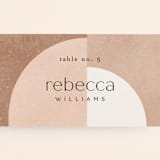 "Arches" - Place Cards in Terracotta by Kelly Schmidt - Detail