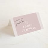 "Marry You" - Place Cards in Blush by Design Lotus - Folded with Free Guest Printing