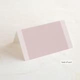 "Marry You" - Place Cards in Blush by Design Lotus - Folded Back of Card