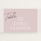"Marry You" - Place Cards in Blush by Design Lotus - Detail