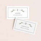 "Rustic Wedding" - Place Cards in Pine by Susan Brown - Front with Free Guest Printing