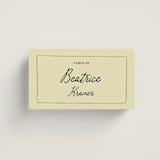 "Love Rests in a Garden" - Place Cards in Moss by Helena Vitto - Front