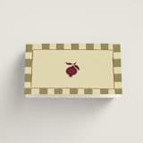 "Love Rests in a Garden" - Place Cards in Moss by Helena Vitto - Folded Back of Card