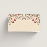 "Tapestry" - Place Cards in Almond by Jenna Holcomb - Blank front
