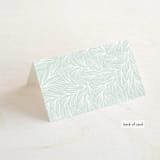 "Fairy Forest" - Place Cards in Sage by Kristen Knechtel - Folded Back of Card