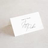 "la noce" - Place Cards in Ink by Design Lotus - Folded with Free Guest Printing