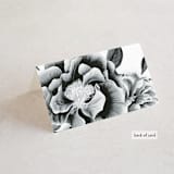 "la noce" - Place Cards in Ink by Design Lotus - Folded Back of Card