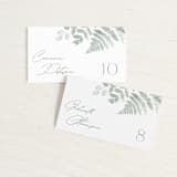 "Gilded Woodland" - Place Cards in Fern by Kristie Kern - Front with Free Guest Printing