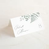 "Gilded Woodland" - Place Cards in Fern by Kristie Kern - Folded with Free Guest Printing