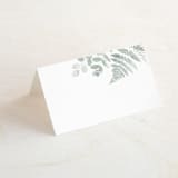 "Gilded Woodland" - Place Cards in Fern by Kristie Kern - Blank front