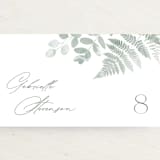 "Gilded Woodland" - Place Cards in Fern by Kristie Kern - Detail