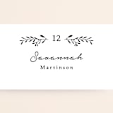"Charleston" - Place Cards in Tuxedo by Susan Brown - Detail