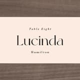 "SoHo" - Place Cards in Blush by Hudson meet Rose - Detail