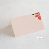"Sawyer" - Place Cards in Cloisonné by Melanie Kosuge - Folded Back of Card