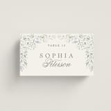"Delicate Vines" - Place Cards in Periwinkle by Kristen Smith - Front