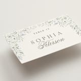 "Delicate Vines" - Place Cards in Periwinkle by Kristen Smith - Detail