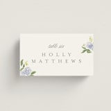 "Ocean Point" - Place Cards in Sky by Everett Paper Goods - Front